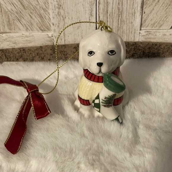 Spode Puppy Ornament - Picture 1 of 8